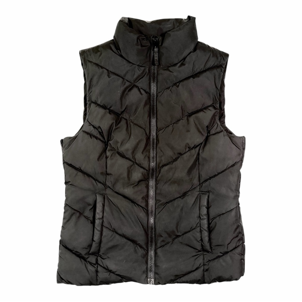 Cole Haan Black Quilted Puffer Vest